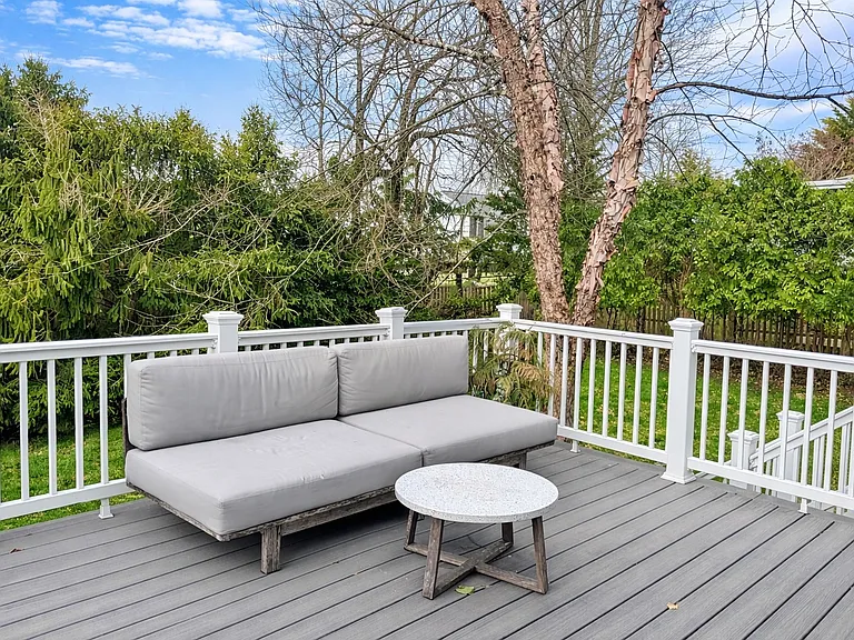 Deck provides alfresco dining, easy grilling and access from Breakfast Room and Living Room