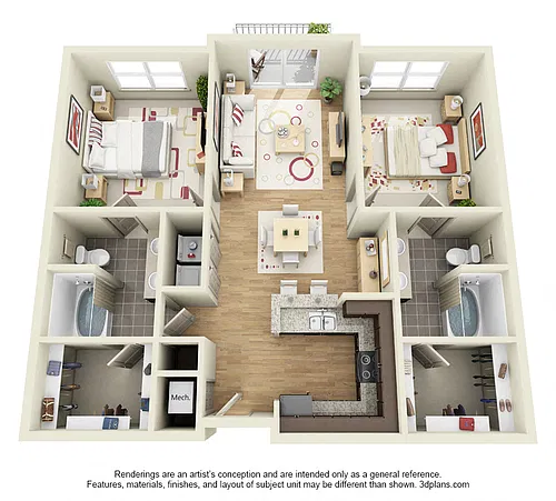Floor plan The Piedmont