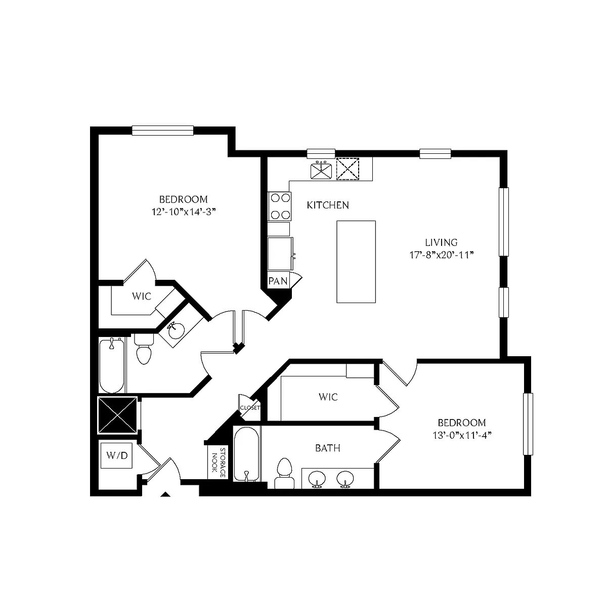 Floor plan 2C1