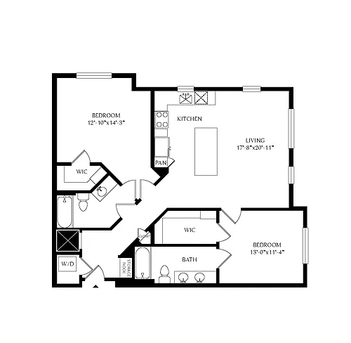 Floor plan 2C1
