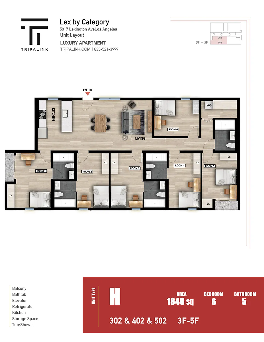 Floor plan 402