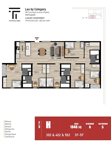 Floor plan 302