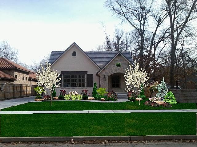 Front view of house