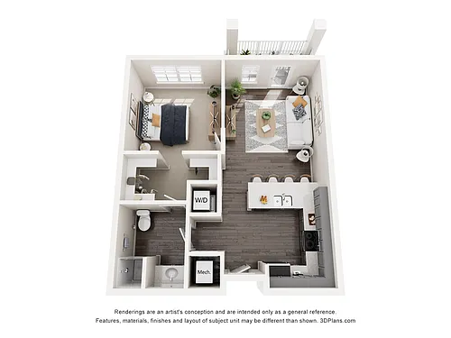 Floor plan The Collins