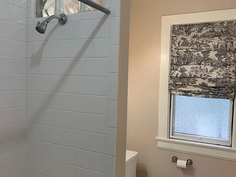 Tile and Glass block shower/tub