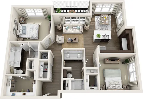 Floor plan B2