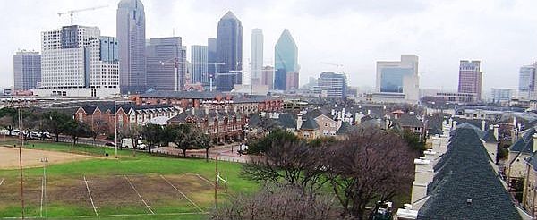 Dallas skyline view