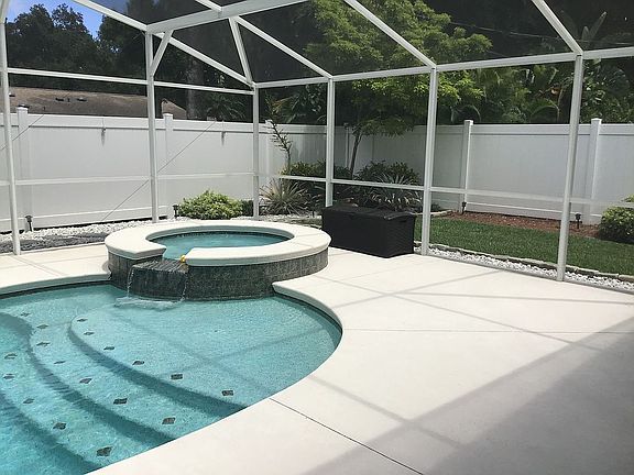 Pool with bch entry &hot tub