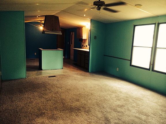 HUGE living room with new carpet!