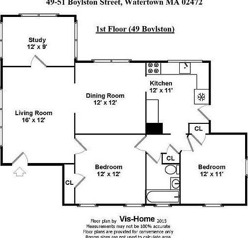 1st image of 49 Boylston St #1