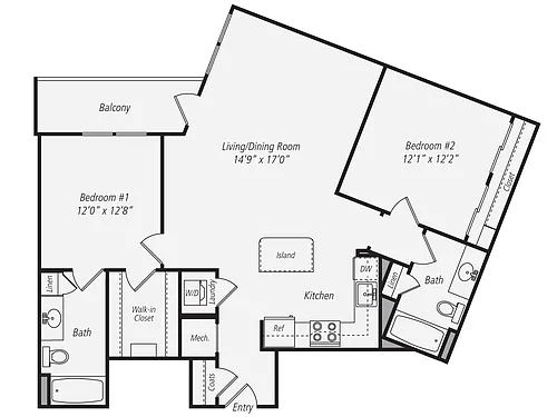 Floor plan B14SC