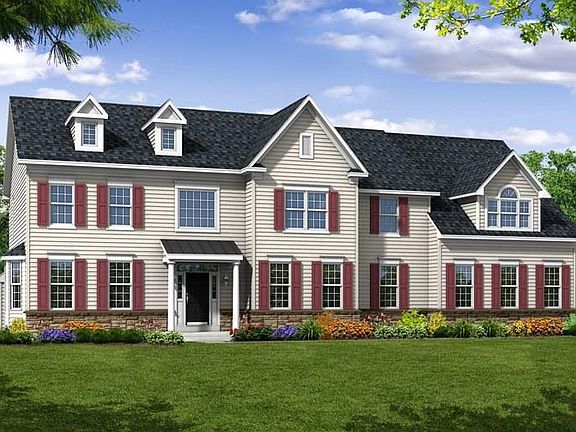 The Greenbrier Exterior Image New Home From Hallmark Homes