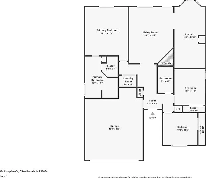 3 bed, 2.0 bath, 1406 sqft, $1,845 — Photo 2