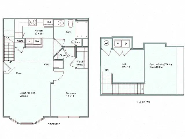 Floor plan Cedar Creek - Loft