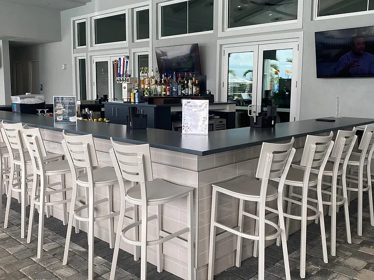 Full bar by the community pool
