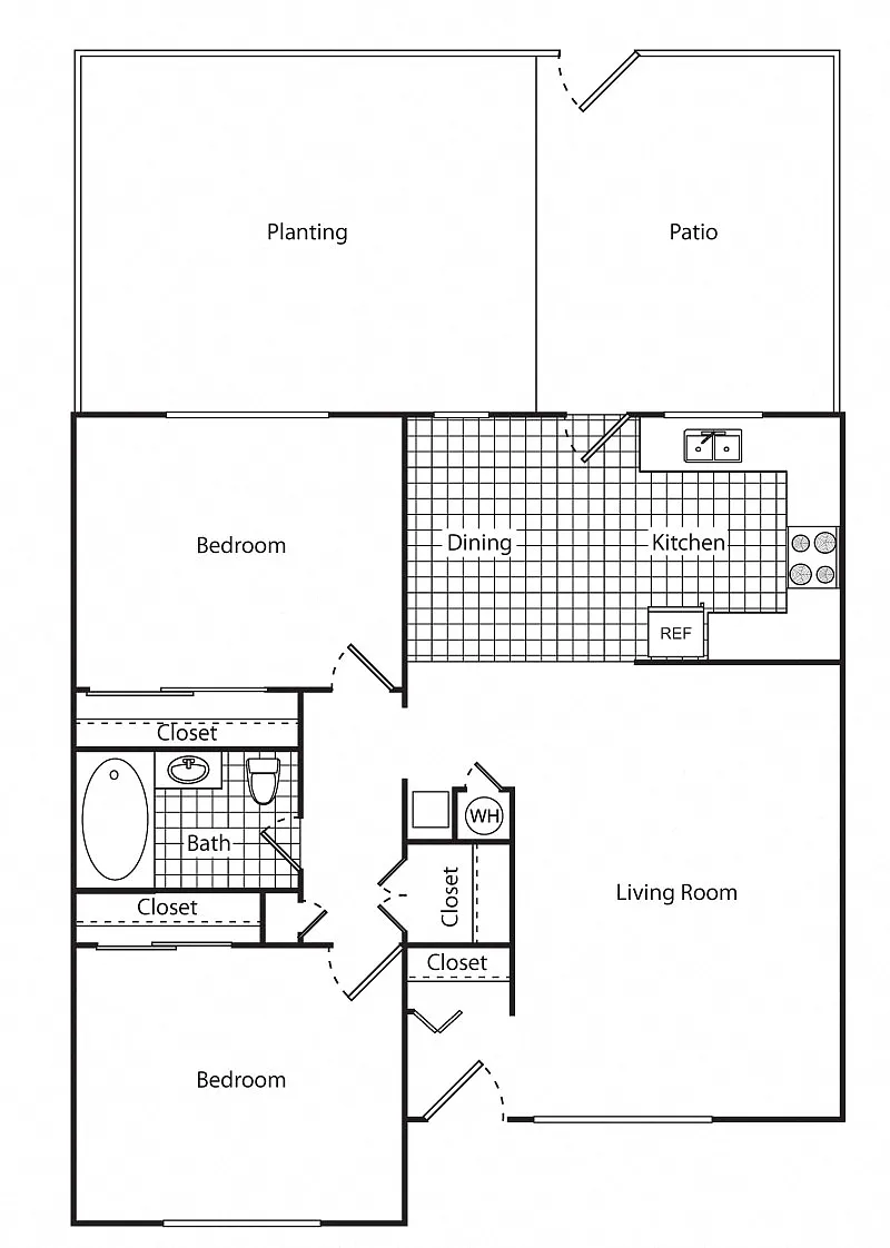 Floor plan 2/1_885