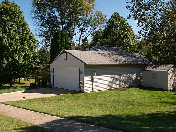 West side of house