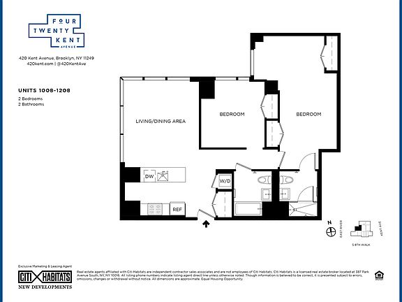 2nd image of 420 Kent Ave #1008N