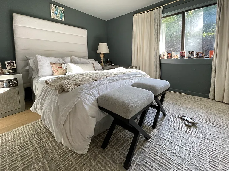 Primary bedroom is large with two spacious closets