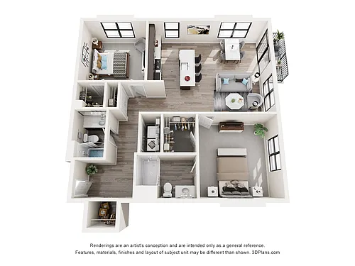 Floor plan MII - East