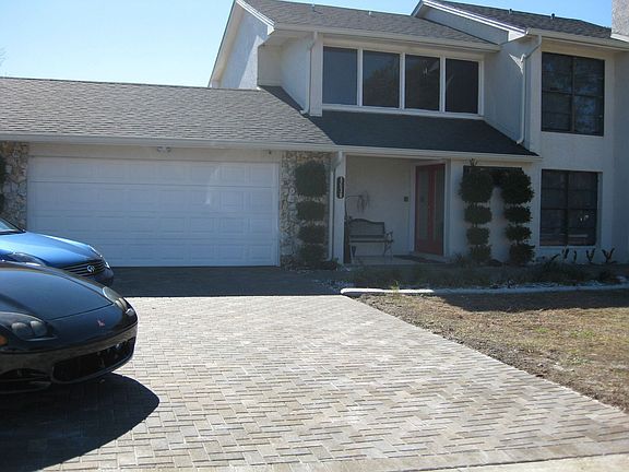 extended brick drive way