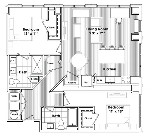 Floor plan The Poplar
