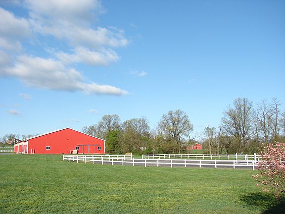 Outside riding rink