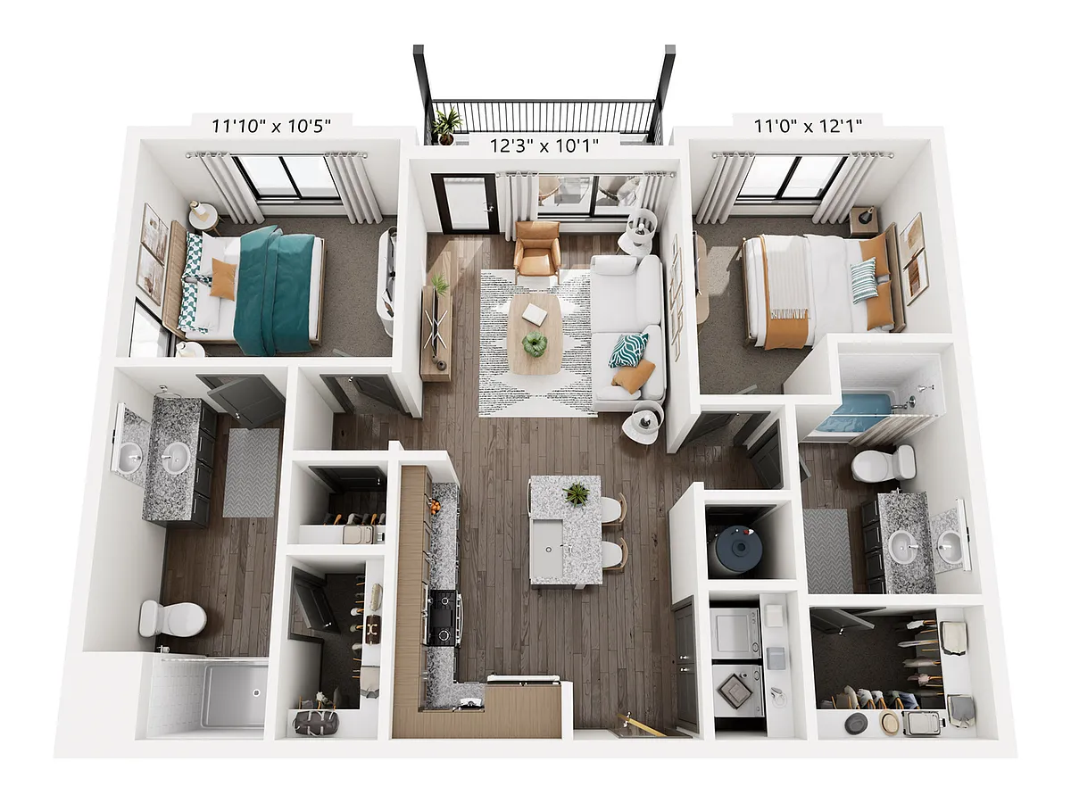 Floor plan B1