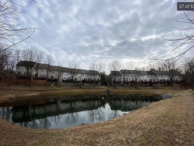 Lake behind the property