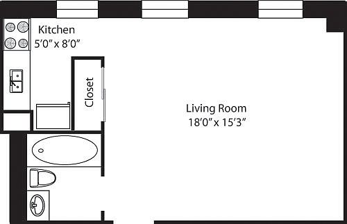 2nd image of 50 W 77th St APT 7K