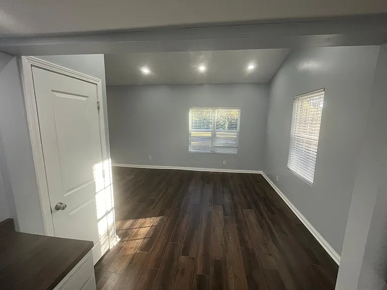View from kitchen into dinning area