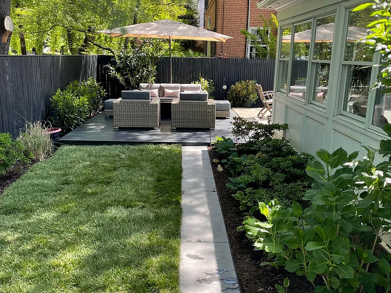 Fenced Side Yard