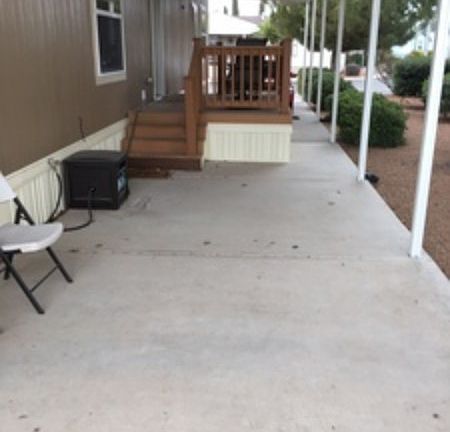 Side porch and carport