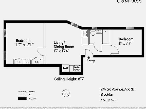 2nd image of 276 3rd Ave APT 3B