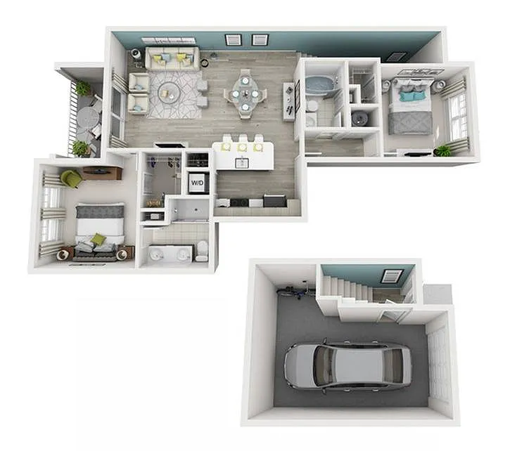 Floor plan B2G - Elate with Garage