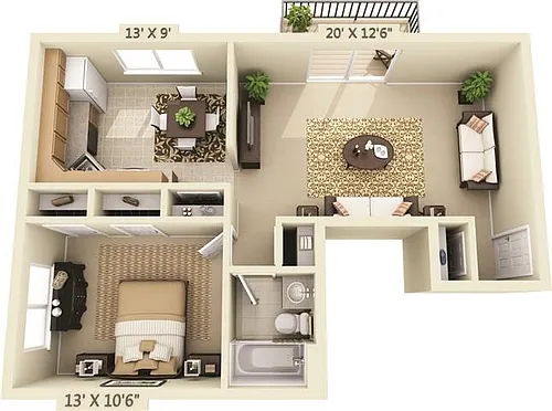 Floor plan Plan A