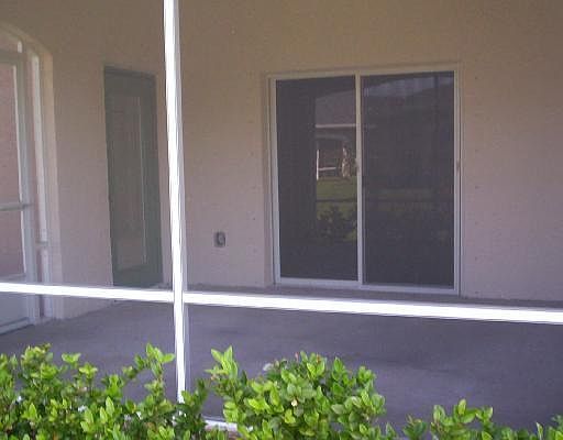 Screened private Patio