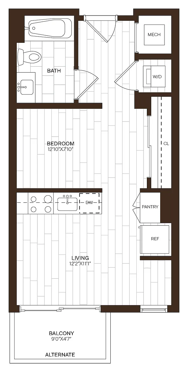 Floor plan Studio-S4.3