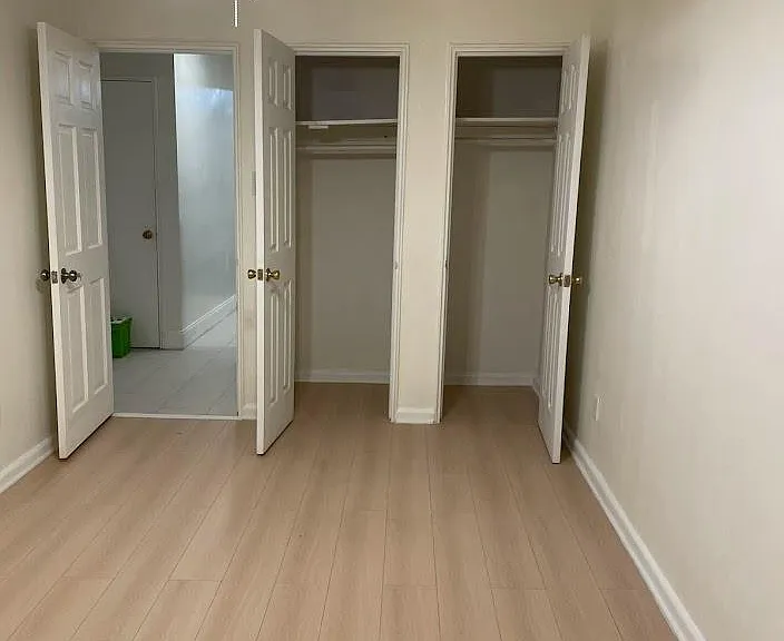 Two closets for your luggage and clothes