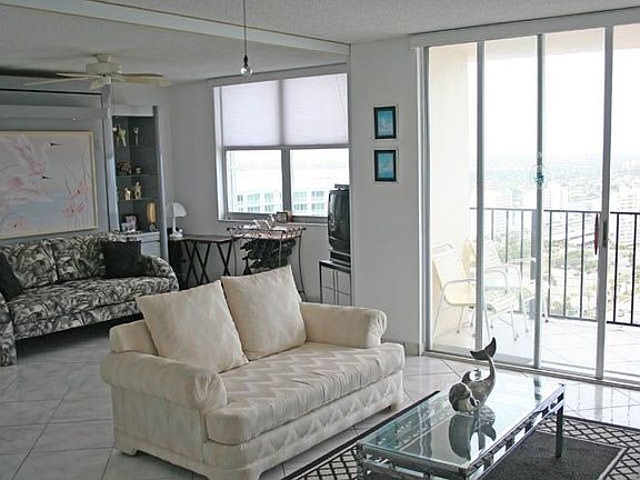 The living room and the convertible bedroom