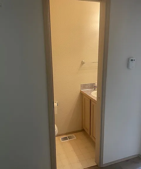 Half bathroom on main floor.