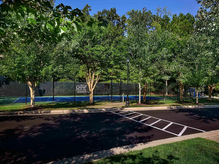 Lush Grounds and Tennis Court