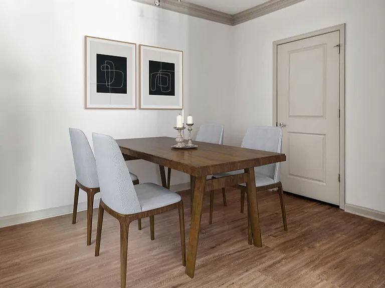 Dining Room with Hard Surface Flooring