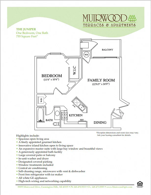 Floor plan The Juniper