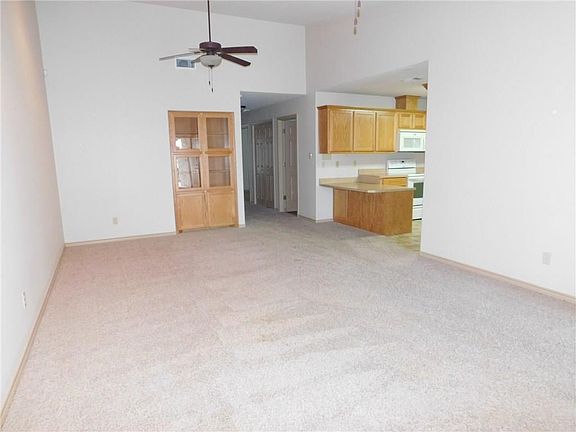 OPEN CONCEPT FROM LIVING TO DINING TO KITCHEN.