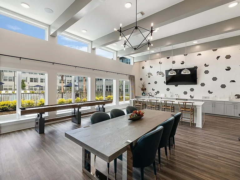 Shuffleboard and Community Kitchen