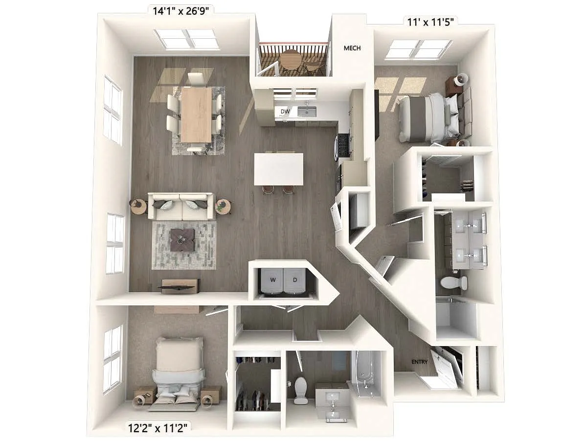 Floor plan BM15.4