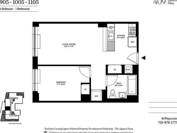 2nd image of 409 Eastern Pkwy #905