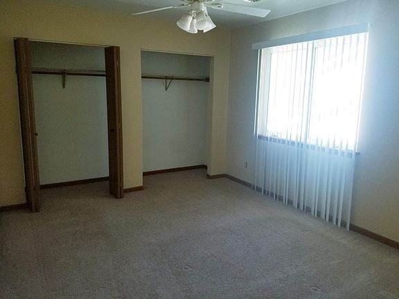 Second bedroom has two closets