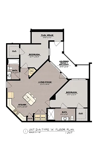 Floor plan THE TAP ROOM 2A